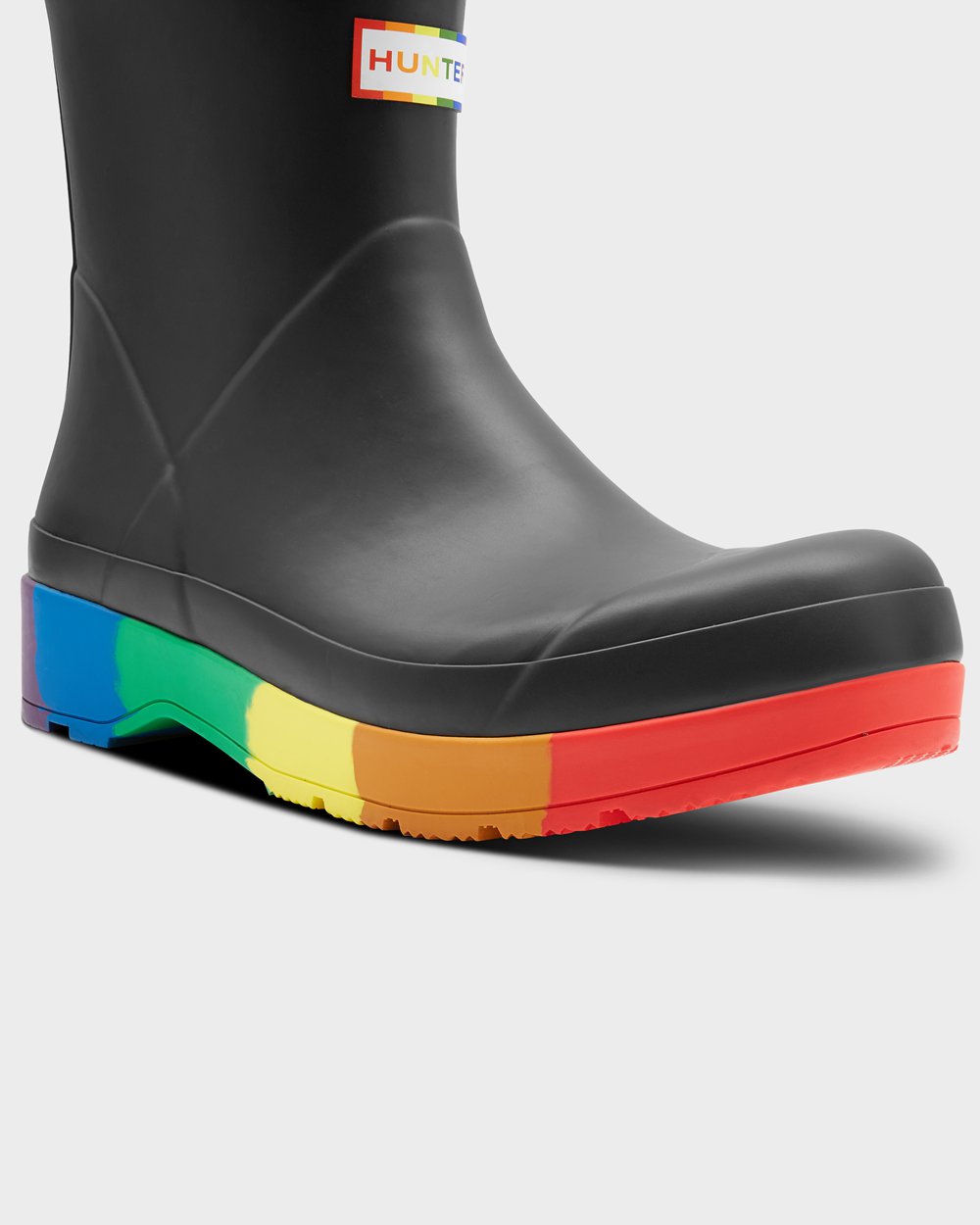 Play Boots Heren - Hunter Original Pride Heeled Rain - Zwart - 68GHKAZTN